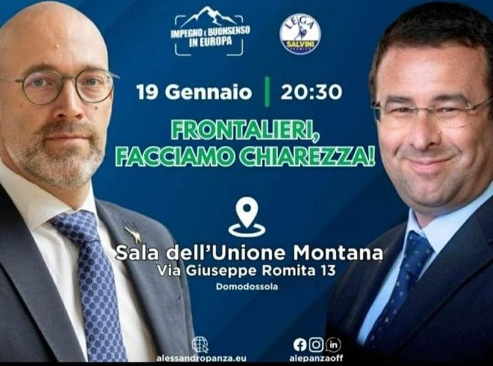 'Frontalieri, facciamo chiarezza'. All'Unione Montana serata con l'europarlamentare Panza