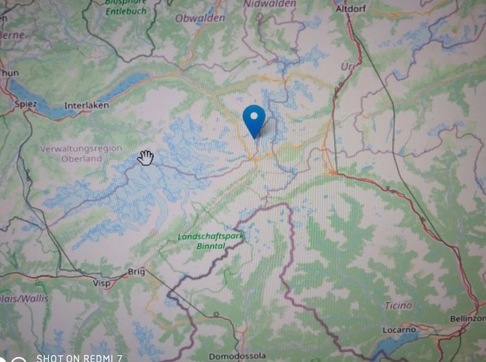 Scossa di terremoto in Svizzera