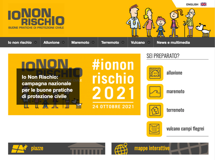 “Io non rischio”, il Piemonte aderisce alla campagna per le buone pratiche di protezione civile