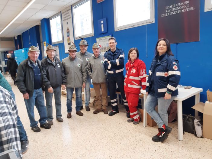 Raccolta alimentare, il grazie della Croce Rossa domese a volontari e cittadini