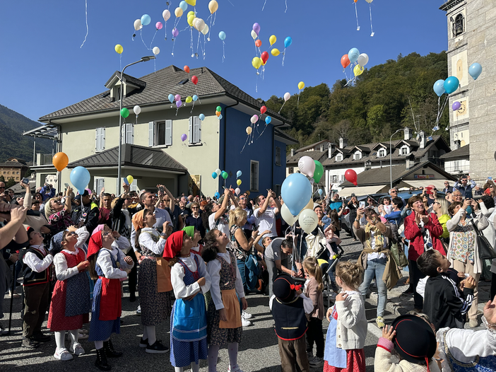 Re, Basilica gremita per la festa dei bambini