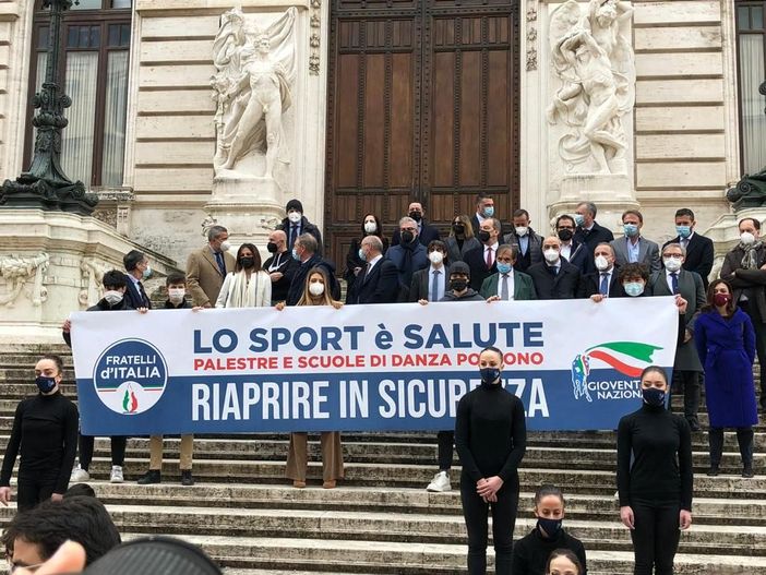 "Consentire a palestre e scuole di danza di riprendere la propria attività" l'appello di Nastri (FdI) al Governo