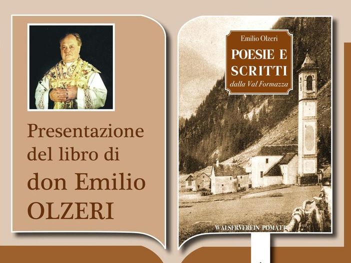 Formazza scopre le poesie del suo “parroco-poeta” Formazza scopre le poesie del suo “parroco-poeta”