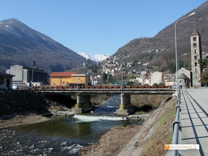 Il torrente Ovesca a Villadossola Il torrente Ovesca a Villadossola