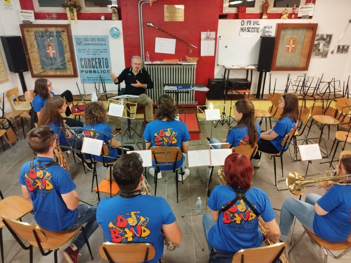 Spazio ai giovani con la musica della Domo Junior Band
