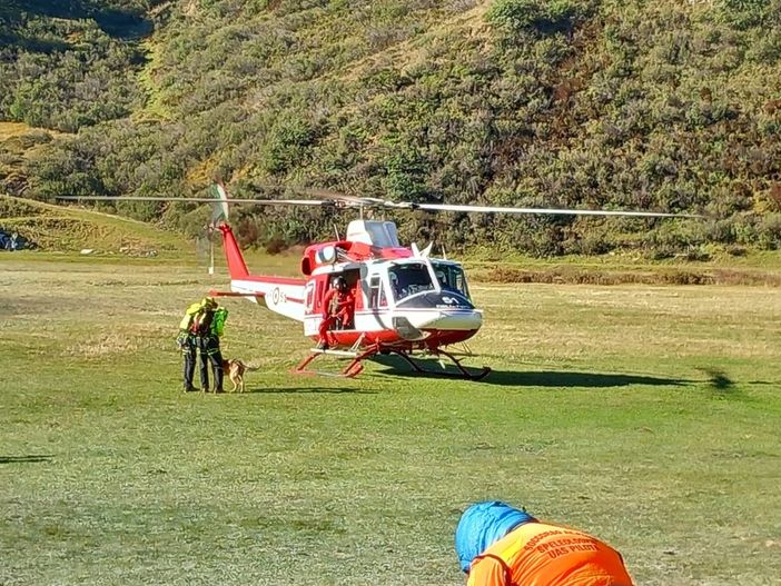 Tre persone salvate sui monti ossolani dagli elicotteri dei Vigili del fuoco