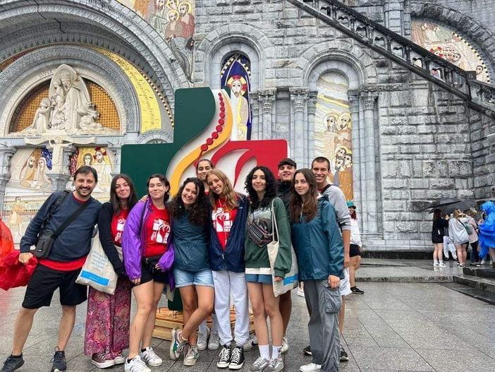 Un gruppo di giovani vogognesi a Lisbona per la Giornata della Gioventù