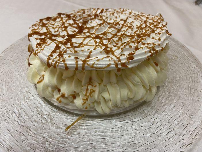 Variazione della torta Pavlova