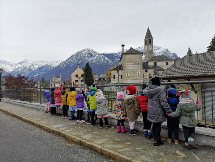 Colazione natalizia alla trattoria di Trontano per i bimbi delle scuole dell'infanzia