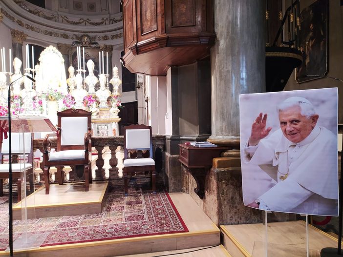 Don Vincenzo Barone ha ricordato Benedetto XVI Don Vincenzo Barone ha ricordato Benedetto XVI