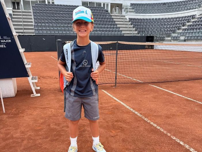 Tennis, il giovanissimo ossolano Federico Spadone al Foro Italico di Roma