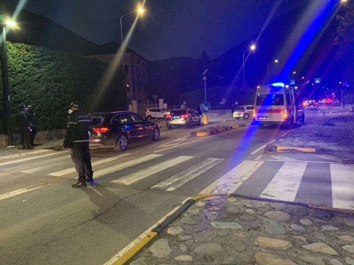 Pedone investito in tangenziale a Domo FOTO