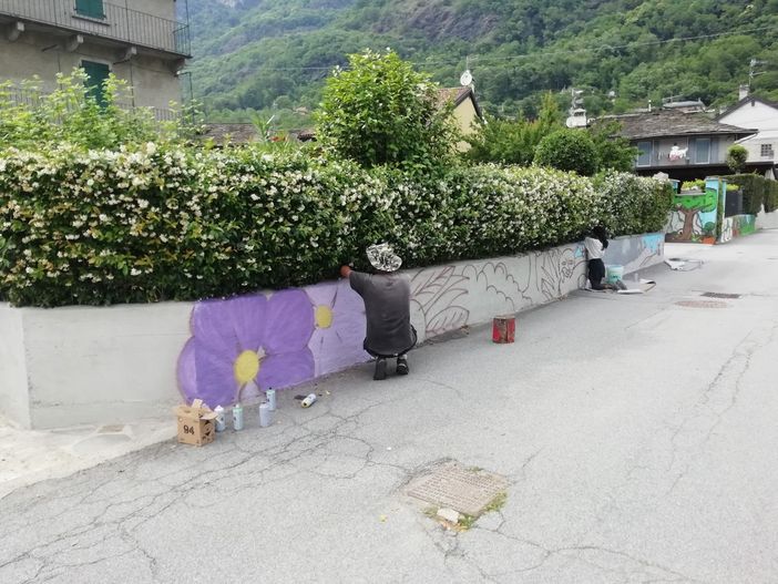 A Premosello murales dedicati al Parco Nazionale della Valgrande