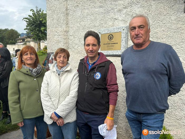 Il Cai dedica la sede di Prestinone a Claudio Giorgis FOTO Il Cai dedica la sede di Prestinone a Claudio Giorgis FOTO