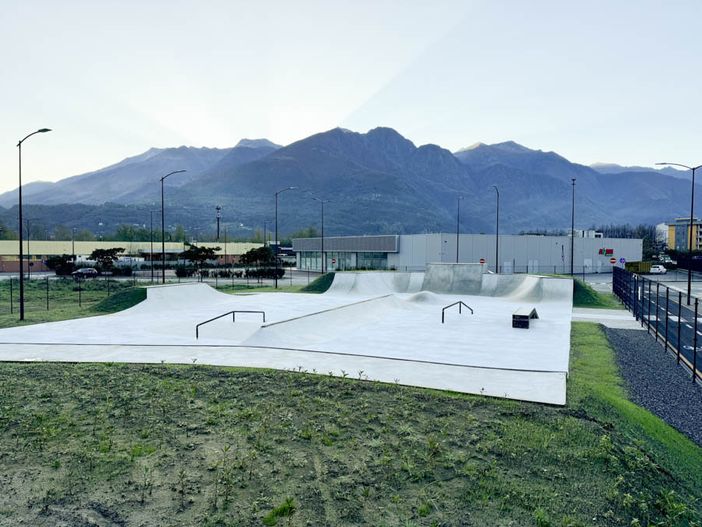 Quasi pronto lo skatepark al Curotti FOTO