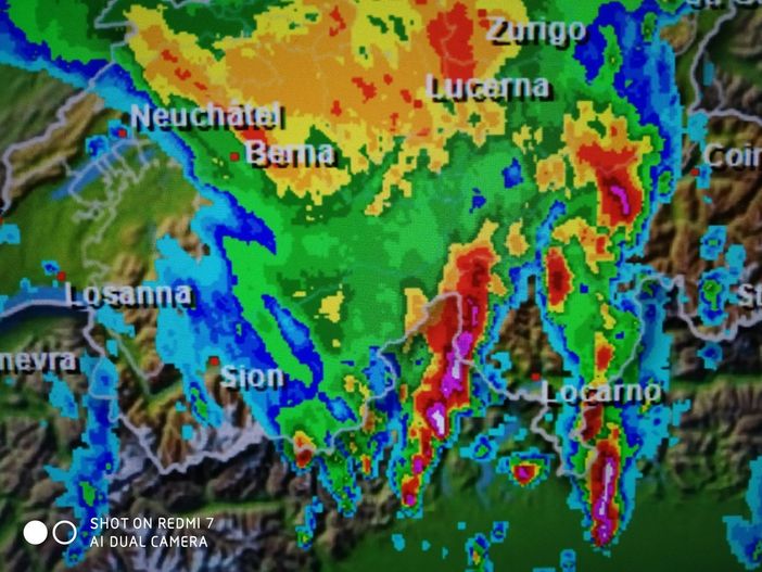 Maltempo, stato di allerta in Canton Vallese Maltempo, stato di allerta in Canton Vallese