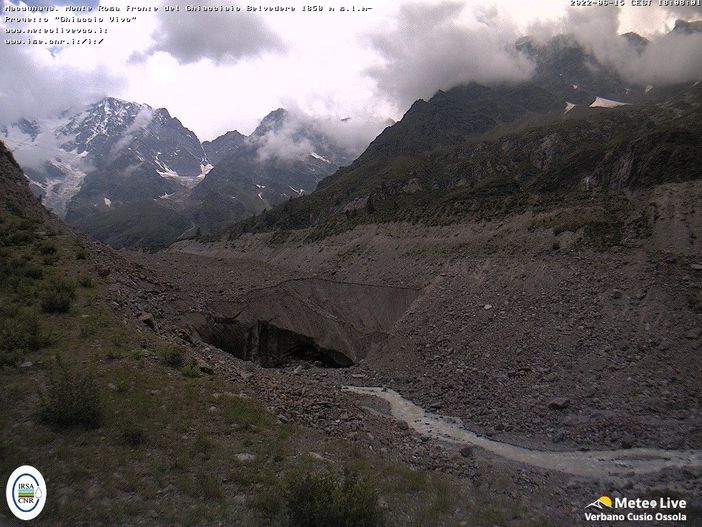 Una nuova telecamera per monitorare il Ghiacciaio Belvedere Una nuova telecamera per monitorare il Ghiacciaio Belvedere