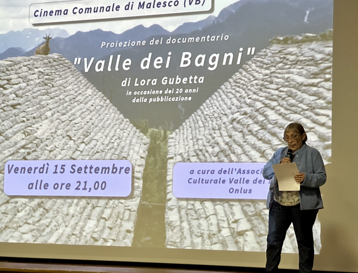 Successo a Malesco per la serata dedicata alla Valle dei Bagni Successo a Malesco per la serata dedicata alla Valle dei Bagni