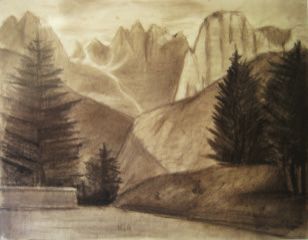 Museo Immaginario espone in piazza mercato 'Paesaggio alpino' Museo Immaginario espone in piazza mercato 'Paesaggio alpino'