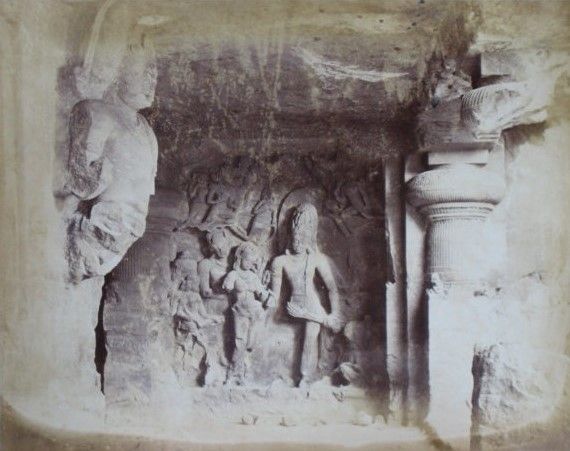 Da Sali &amp; Pistacchi la foto di Samuel Bourne delle grotte di Elephanta