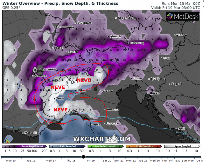 Possibile neve a bassa quota su tutto il Vco