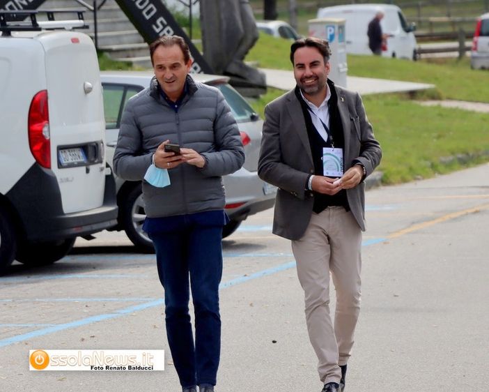 Foto: a sinistra il presidente Alberto  Cirio, a destra l'ex capogruppo regionale della Lega Alberto Preioni