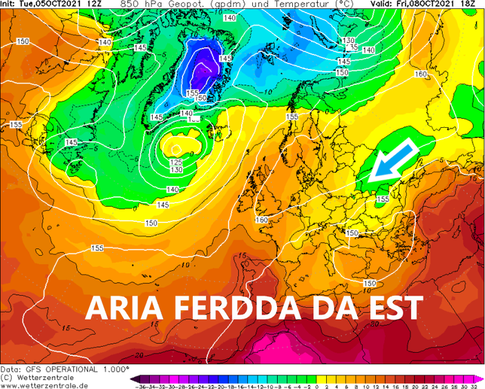 Temperature sotto la media fino a metà mese
