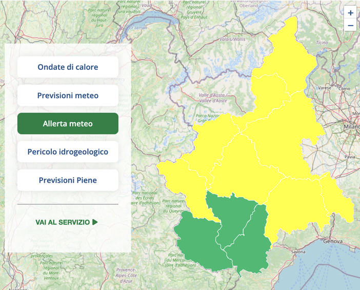 Domenica di maltempo su VCO e Novarese: allerta gialla per temporali forti Domenica di maltempo su VCO e Novarese: allerta gialla per temporali forti
