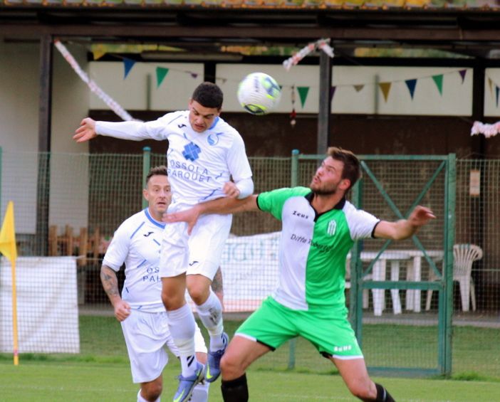 Denis Pasin (Virtus Villa) autore di una doppietta contro il Gravellona