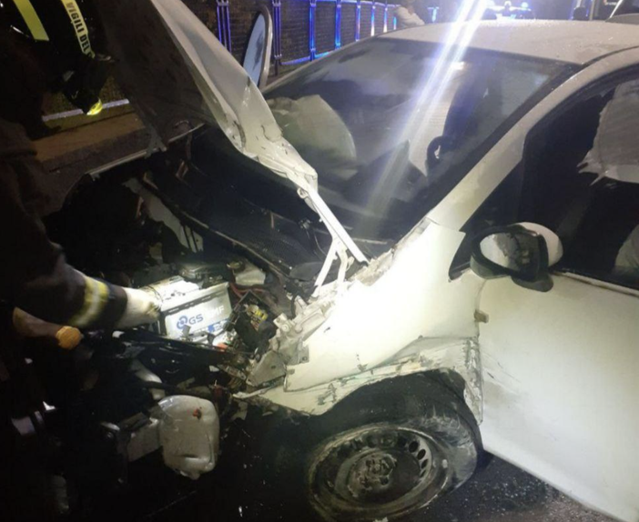 Schianto in borgata Castenedo, grave un 29enne FOTO Schianto in borgata Castenedo, grave un 29enne FOTO