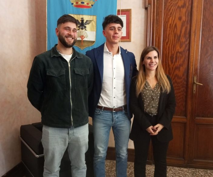Mattia Massaccesi, Marco Borgotti e Liala Sartori