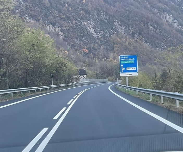 Sopralluogo di Borghi sulla SS33 tra la galleria di Montecrevola e Iselle