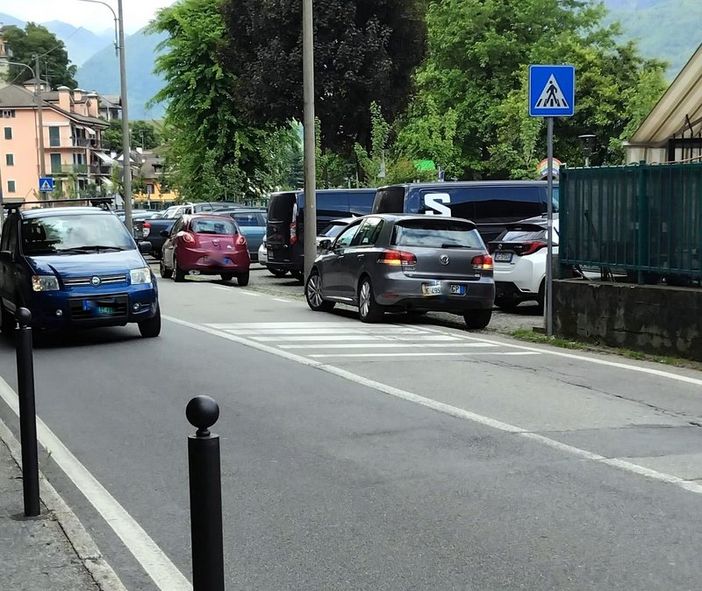 Il parcheggio di via Zonca