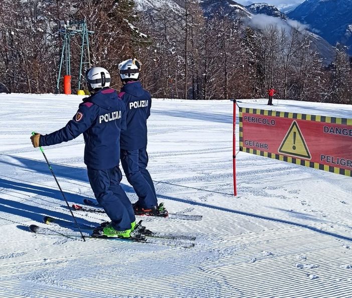 Prosegue l'attività delle forze dell'ordine sulle piste ossolane: 121 interventi di soccorso da inizio stagione