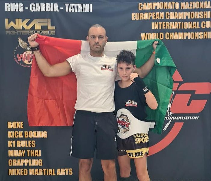 Elia Cosentino è campione italiano di K1 anche nella Wbfc Elia Cosentino è campione italiano di K1 anche nella Wbfc