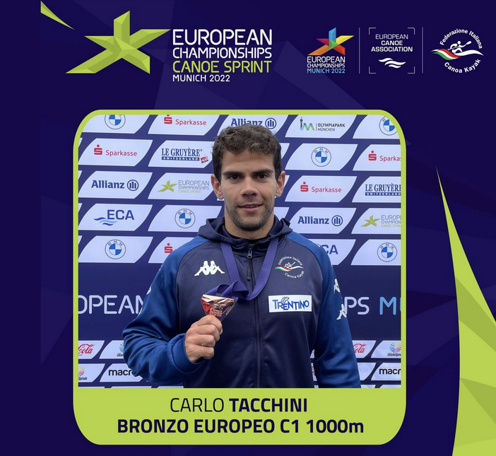 Carlo Tacchini conquista una medaglia di bronzo ai Campionati Europei di Monaco di Baviera