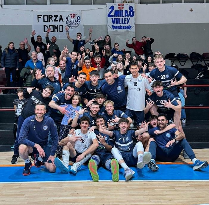 Pediacoop h24 Domo domina San Rocco Novara: vittoria netta per 3-0 Pediacoop h24 Domo domina San Rocco Novara: vittoria netta per 3-0