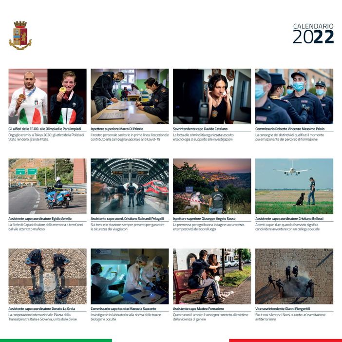 La Polizia di Stato ha presentato il suo calendario