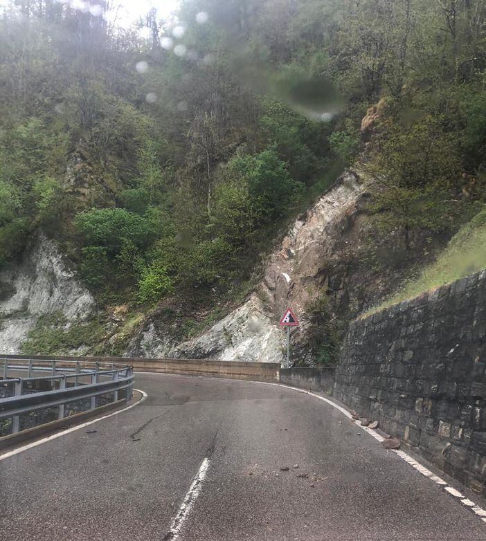 Piccolo smottamento nelle Centovalli