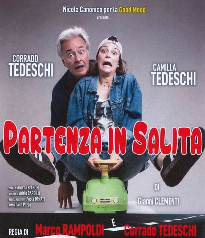 Al Teatro la Fabbrica Arrivano Corrado e Camilla Tedeschi con ‘Partenza in salita’