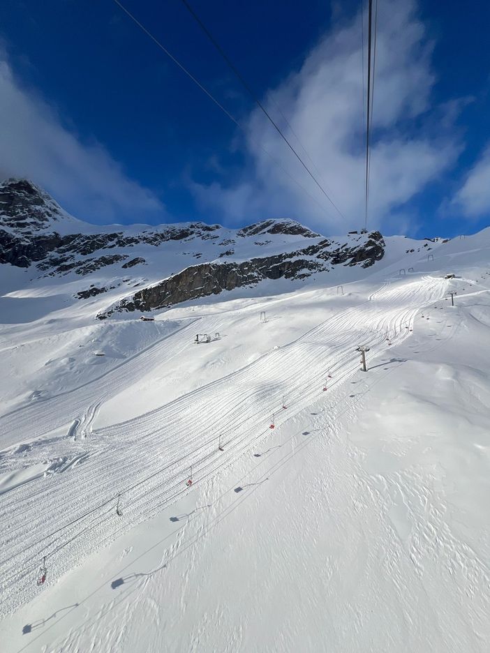 Apre il Monte Moro con oltre quattro metri di neve Apre il Monte Moro con oltre quattro metri di neve