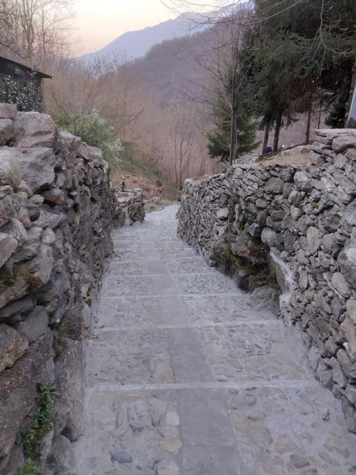 Risistemata la mulattiera Coletto