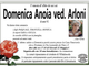 Domenica Anoia ved. Arloni di anni 92