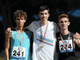 Pietro Ruga sul podio  medaglia di bronzo nei 3000 metri piani ai Campionati Italiani Allievi-Juniores-Promesse
