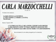 Carla Marzocchelli di anni 82