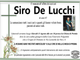 Siro De Lucchi di anni 87