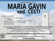 Maria Gavin ved. Cesti di anni 91