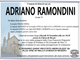 Adriano Ramondini di anni 74