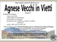 Agnese Vecchi in Vietti di anni 53