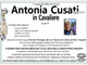 Antonia Cusati in Cavaliere di anni 86